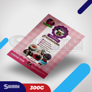 LASER A4 - COUCHÊ Frente 4x0 - 300g Couchê 300g A4 Folha 220x307mm Área de imp. 210x297mm  4x0 - FRENTE - Cor CMYK Sem refile 