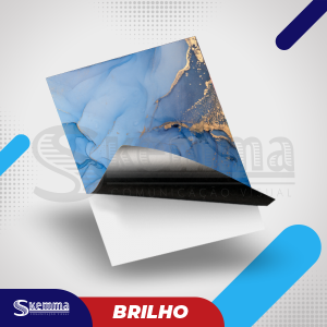 Adesivo BLACKOUT BRILHO    Brilho Sem acabamento 