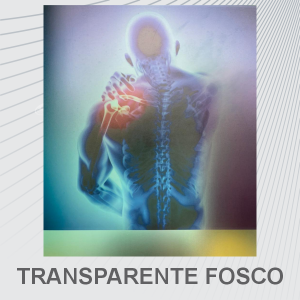 Adesivo TRANSPARENTE FOSCO Transparente JATEADO   FOSCO Sem acabamento 