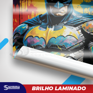 Adesivo BRILHO LAMINADO Uso interno   BRILHO Com Laminação 