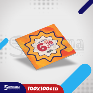 Placa PS PVC 100x100cm    