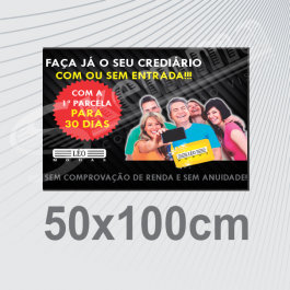 Placa PS PVC 100x50cm    