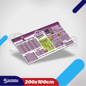 Placa PS PVC 200x100cm    