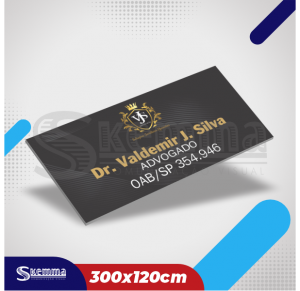 Placa PS PVC 300x120cm    