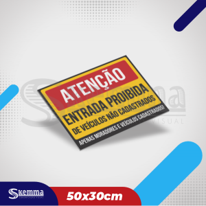 Placa PS PVC 50X30cm    